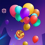 เกมส์จับคู่บอลลูนสีสวย Balloon Match 3D