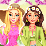 เกมส์แต่งตัวสาว6คนฤดูใบไม้ผลิ Bffs Spring Break Fashionista