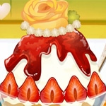 เกมส์ทำบิงซูผลไม้ Blonde Sofia: Fruity Bingsu