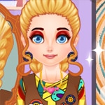 เกมส์แฟชั่นสาวผมบลอนด์ Blonde Sofia: Hippie Mode