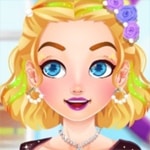 เกมส์รักษาขอบตาดำ Blonde Sofia: Panda Eyes