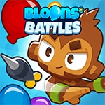 เกมส์ลิงยิงลูกโป่งสี Bloons Battles