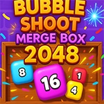 เกมส์รวมเลขกล่องหรรษา Bubble Shoot Merge Box 2048