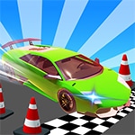 เกมส์ขับรถหวาดเสียววิบาก Car Stunt Races Mega Ramps