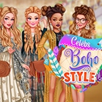 เกมส์แต่งตัวสาวสไตล์โบโฮ Celebs Boho Style