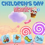 เกมส์เปิดป้ายจับคู่สำหรับเด็ก Children’s Day Memory