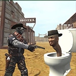 เกมส์ต่อสู้กับสกิบิดี้ Cowboy vs Skibidi Toilets