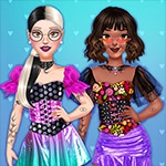 เกมส์ดีไอวายชุดให้สองสาว Fashionistas DIY Corset Makeover