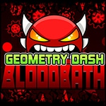 เกมส์บล็อกปีศาจผจญภัย Geometry Dash Bloodbath