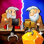 เกมส์แข่งขุดทองสองคน Gold Miner Challenge