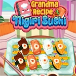 เกมส์ทำซูชิปลาหมึก Grandma Recipe: Nigiri Sushi