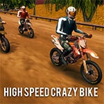 เกมส์มอเตอร์ไซค์วิบากอันตราย High Speed Bike Simulator