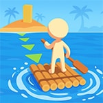 เกมส์ตัดไม้สร้างแพ Lumbering At Sea