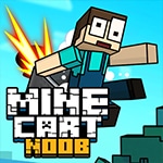 เกมส์มายคราฟตะลุยรถเข็น Mine Cart Noob