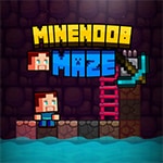 เกมส์มายคราฟตะลุยเขาวงกต Mine Noob Maze