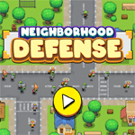เกมส์ป้องกันซอมบี้บุกบ้าน Neighborhood Defense