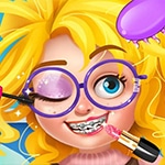 เกมส์แปลงโฉมสาวแว่นจอมเนิร์ด Nerdy Girl Makeup Salon