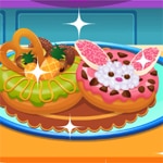 เกมส์หนูน้อยทำโดนัท Nom Nom Donut Maker