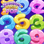 เกมส์วางตัวเลขจับคู่ Number Jelly Pop