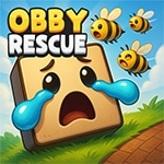 เกมส์ป้องกันกล่องจากผึ้ง Obby Rescue