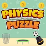 เกมส์เด้งบอลลงตะกร้า Physics Puzzle