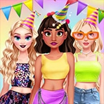 เกมส์แต่งตัวไปปาร์ตี้พาสเทล Pretty Pastel Party Makeover