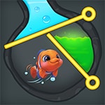 เกมส์ดึงไม้ช่วยปลา Pull the Pin Fish Rescue