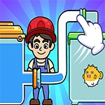เกมส์ต่อท่อปริศนา Puzzledom One Line