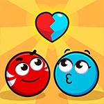 เกมส์คู่รักลูกบอลผจญภัย Red and Blue Ball Cupid Love