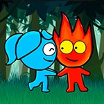 เกมส์น้ำกับไฟผจญภัยในป่า Red boy and Blue Girl Forest Adventure