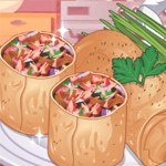 เกมส์ทำชิมิชังกา Roxie’s Kitchen: Chimichanga