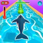 เกมส์ปลาว่ายเก็บของ Runaway Fish Runner Game