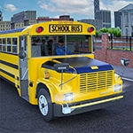 เกมส์จำลองขับรถรับส่งนักเรียน School Bus Game Driving Sim