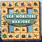 เกมส์จับคู่ไพ่ท้องทะเล Sea Monsters Mahjong