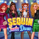 เกมส์แต่งตัวน่ารักฟรุ้งฟริ๊ง Sequin Insta Divas