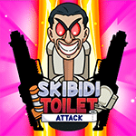 เกมส์สกิบิดี้ยิงปืน Skibidi Toilet Attack