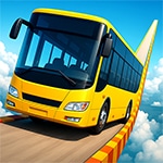 เกมส์ขับรถเมล์ท้านรก Sky Bus Mega Ramp Drive