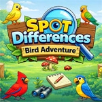 เกมส์จับผิดภาพนกน้อย Spot Differences Bird Adventure