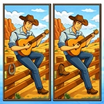 เกมส์จับผิดภาพตะวันตก Spot The Difference Wild West