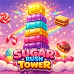 เกมส์วางบล็อคขนมหวาน Sugar Rush Tower