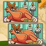 เกมส์จับผิดภาพวันขอบคุณพระเจ้า Thanksgiving Spot The Differences