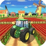 เกมส์ขับรถแทรคเตอร์ในฟาร์ม Tractor Farming Simulation 3D