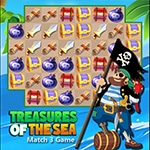 เกมส์จับคู่สมบัติโจรสลัด Treasures of the Sea