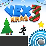 เกมส์ตัวเส้นผจญภัยคริสต์มาส Vex 3 Xmas
