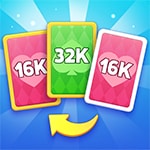 เกมส์จับคู่ไพ่โซลิแทร์ X2 Solitaire Merge 2048 Cards